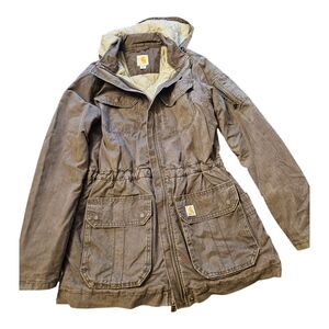 Carhartt Brown Hooded Jacket